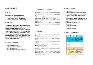 日本語学級要覧