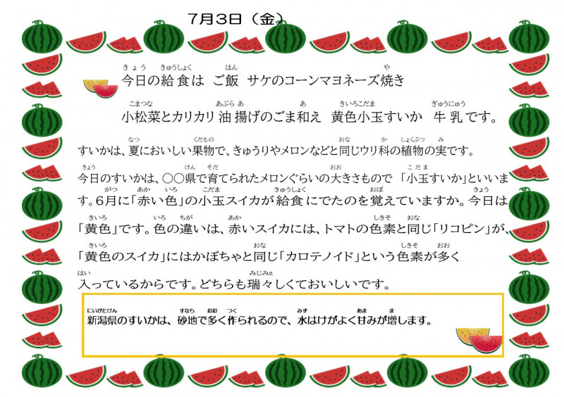 7.3　すいか